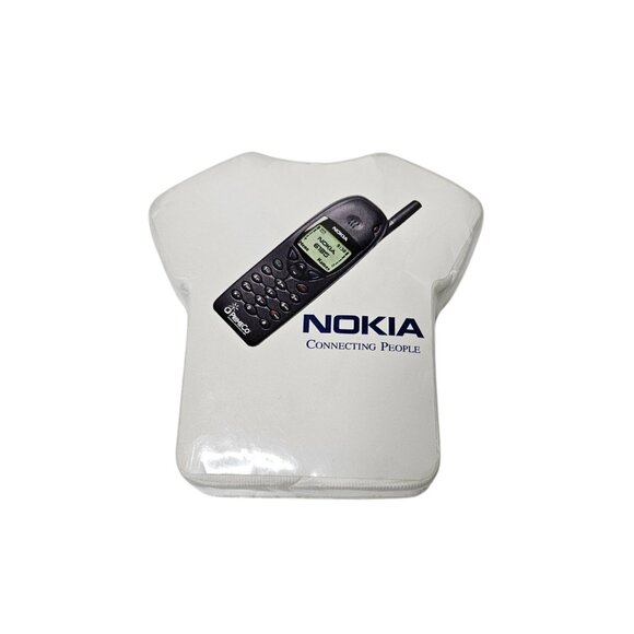 Vintage 90s Nokia Promo T-Shirt Cellphone Men's XXL Tech Graphic Tee NEW SEALED - Picture 1 of 5